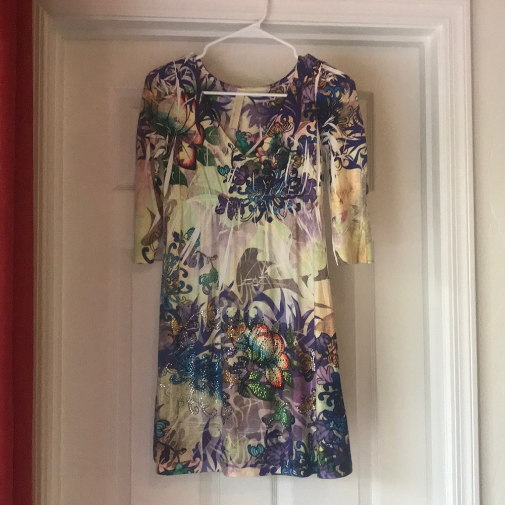 Cute floral print dress